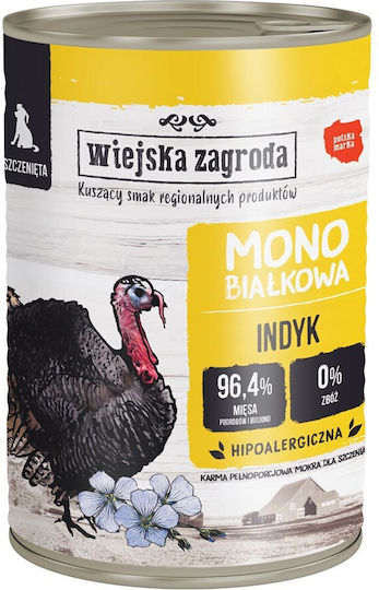Wiejska Zagroda Wet Food Dogs with Pork 400gr