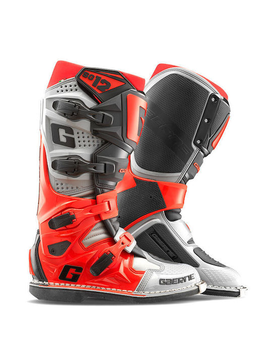 Gaerne Sg 12 Forge Leather Waterproof Black/Orange