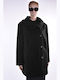 Damen black Kurzmantel