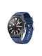 Armband Stoff Marineblau (Galaxy Watch 3 45mm)