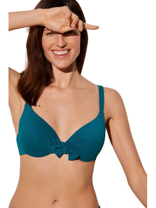 Bikini Top C Cup With Padding Petrol