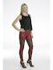 Women's Long Everyday Legging Red