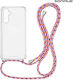 Sonique Armor Clear Silicone Case with Cord for...