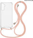 Sonique Armor Clear Silicone Case with Cord for...