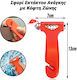Car Emergency Hammer with Seatbelt Cutter Red