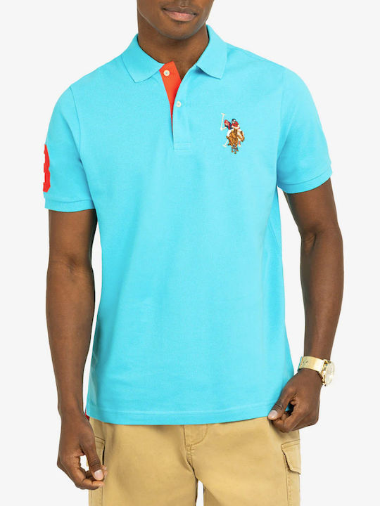 U.S. Polo Assn. Polo Μπλούζα Κοντομάνικη Μπλε