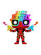Funko Поп! Marvel: Deadpool - Deadpool със стъкла за рожден ден 783 Люлееща се глава Специално издание