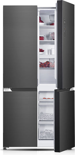 Davoline Side-by-Side Kühlschrank 503Es NoFrost H190.2xB91xT59.7cm. Gray D4SS 503 SL