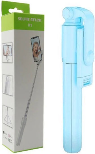 Selfie Stick Τρίποδο Κινητού Bluetooth Μπλε