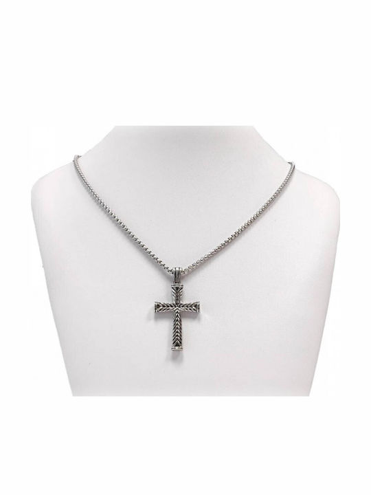 Karma Gifts Men's Cross from Steel with Chain