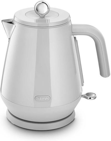 De'Longhi Eclettica Βραστήρας 1.7lt 2000W Λευκός