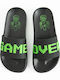 Flip-Flopi Pentru Copii Slides Negre Game Over