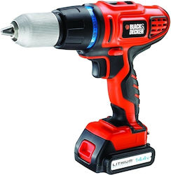 Black & Decker HP148F4LK-QW Percussive Drill Driver 14.4V 1x1.5Ah Black & Decker HP148F4LK-QW Percussive Drill Driver 14.4V 1x1.5Ah