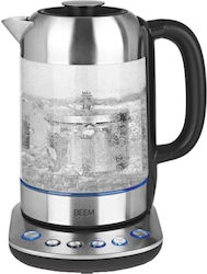 Beem Teatime II 1.7lt με Ισχύ 2200W Ασημί