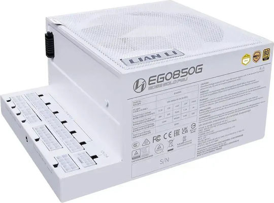 Lian Li EG0850G 850W Λευκό Τροφοδοτικό Υπολογιστή Full Modular 80 Plus Gold