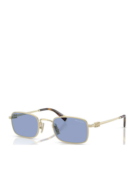 Miu Miu Men's Sunglasses with Gold Metal Frame ...