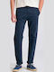 Trousers Chino Elastic in Regular Fit Navy Blue