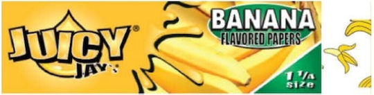 Juicy Jays Banana Zigarettenpapier 1+1/4 32 Blätter 1Stück