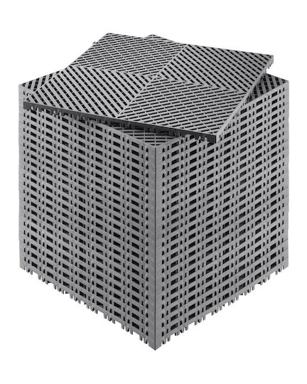 Vevor Terrassendiele für Gartenboden aus Kunststoff 24Stück