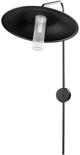Luma Lamp Wall with Socket E27 Black 90cm