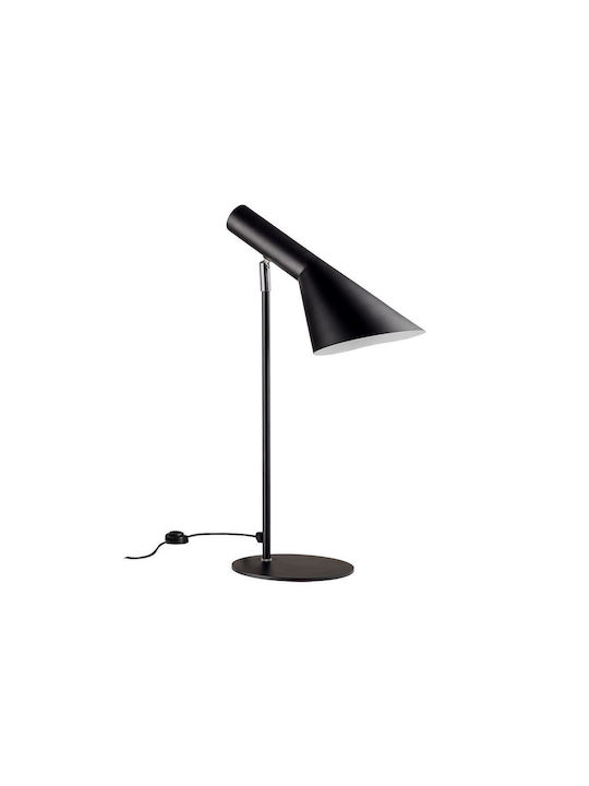 Luma Schreibtischlampe für Fassung E27 in Schwa...