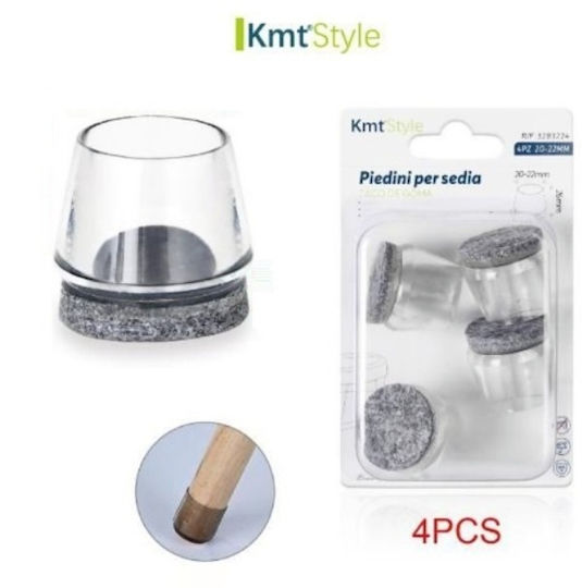 Protecții transparente pentru picioarele scaunelor, rotunde, 20-22mm 3224 Oem
