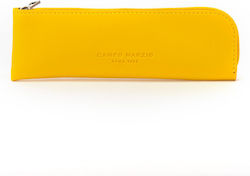 Campo Marzio Harrison Eco Pen Case in Yellow Color