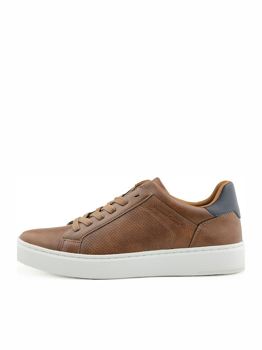 Renato Garini Herren Sneakers Tan / Navy / Coff...