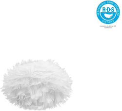 Lampshade 1xG4 Goose Feathers Φ14.7cm Eos Nano Umage 2494 White Lampshade 1xG4 Goose Feathers Φ14.7cm Eos Nano Umage 2494 White