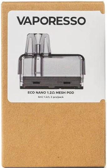 Vaporesso Eco Nano Mesh Ersatzteile Pod 2 Stück 6ml mit Heizwendel 1.2ohm