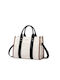 Γυναικεία Τσάντα Shopper Ώμου Beige/Black