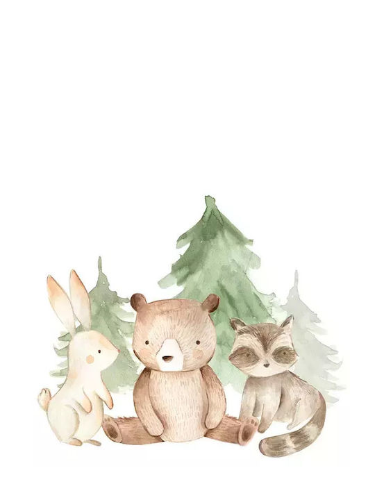 Kinderposter Tier im Wald 40x30cm