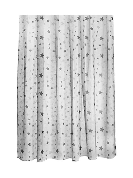Kids Rod Pocket Curtain Gray PKD-3000-GKRI 260x280cm