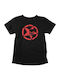 Punisher Skull Pentagram Black T-shirt