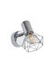 Vivalux Single Spot with Socket E14 in Silver Color