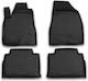 Novline Set of Front and Rear Mats 4pcs Tray Type for Toyota Lexus 2003-2009 Black