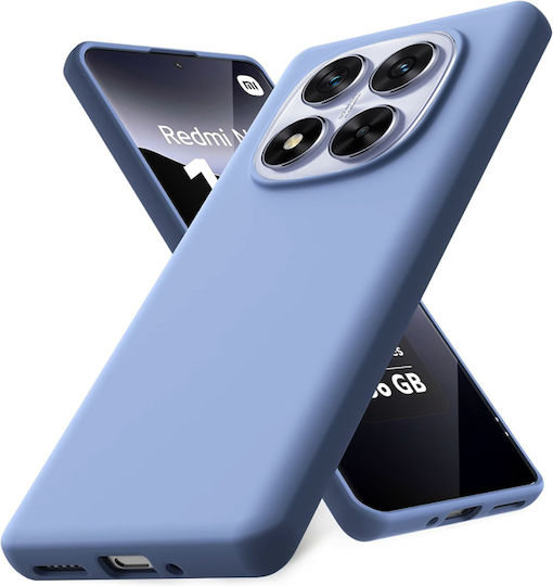 Orso Rubber Silk Back Cover Σιλικόνης Λιλά (Redmi Note 14 Pro 5G / Poco X7)