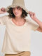 Women's T-shirt Beige