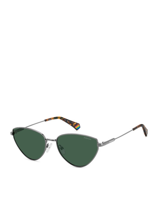 Polaroid Women's Sunglasses with Silver Metal F...