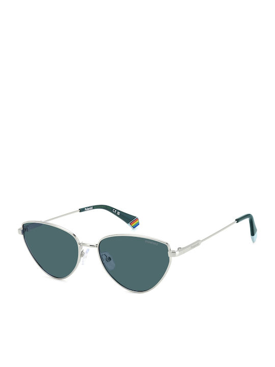 Polaroid Women's Sunglasses with Silver Metal F...