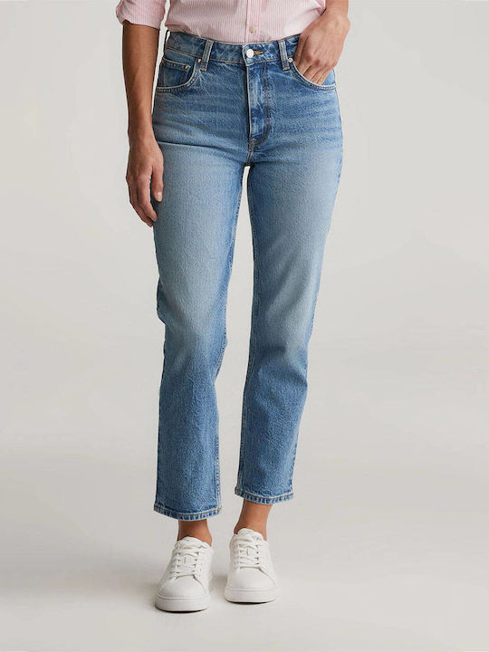 Gant High Waist Women's Jean Trousers in Straig...