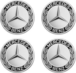 Radnabenkappen Mercedes Benz mit Innendurchmesser 73mm 4Stück