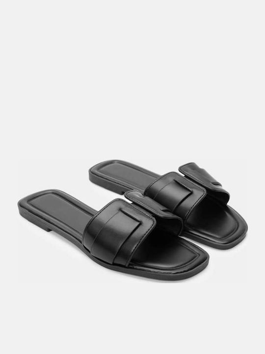 Luigi Flache Sandalen für Damen in Schwarz Farbe