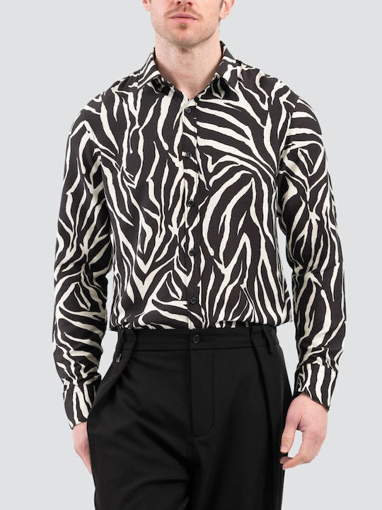 Vittorio Artist Long-sleeved Shirt Black