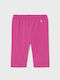 Kinder Leggings Radfahren Kurz Fuchsia