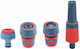 Set Extol Premium de 4 fitinguri pentru furtun 1/2"