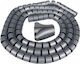 Οργανωτής Καλωδίων Spiral Διάμετρος 22mm Γκρι 1.5m