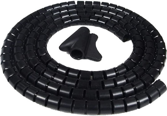 Kabelorganizer Spirale Durchmesser 28mm Schwarz 1,5m