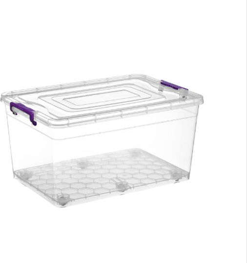SDS Kunststoff Aufbewahrungsbox mit Räder und Deckel 30lt