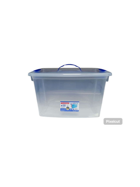 SDS Plastic Storage Box with Lid 22lt 1pcs